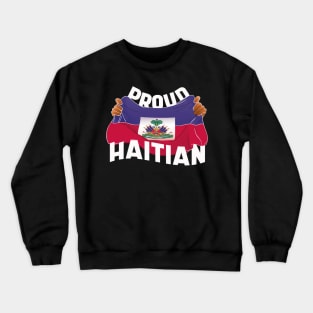 Happy Haitian Flag Day Celebration Haiti Proud Crewneck Sweatshirt